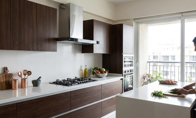 Top 10 Best Kitchen Chimney in India 2026: Complete Buying Guide 1 Best kitchen chimney in India installed in modern modular kitchen