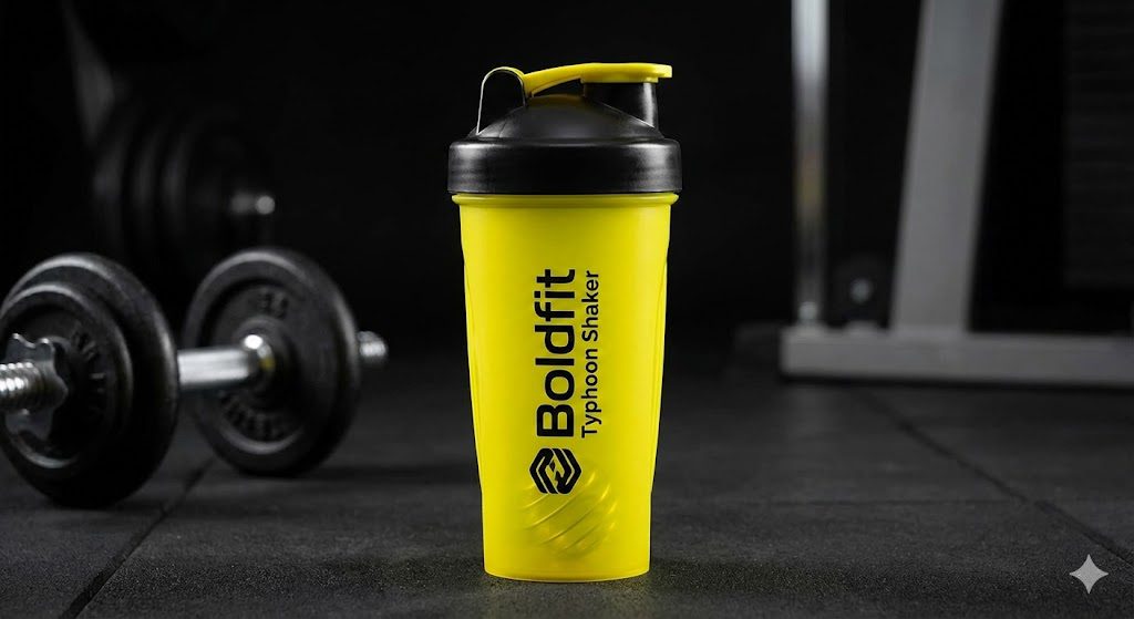 Top 10 Best Shaker Bottles in India 2026: The Ultimate Buyer's Guide 23 Boldfit Typhoon gym shaker bottle 700ml India