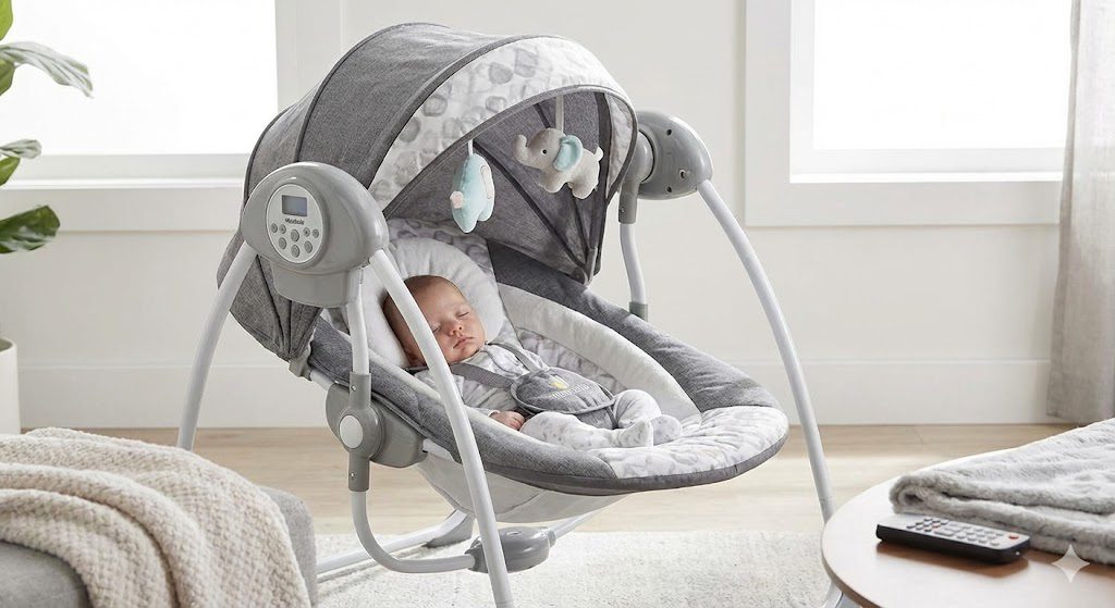 Top 10 Best Baby Rocking Chairs in India 2026: The Ultimate Buying Guide 7 Mastela automatic baby swing with deluxe features and canopy