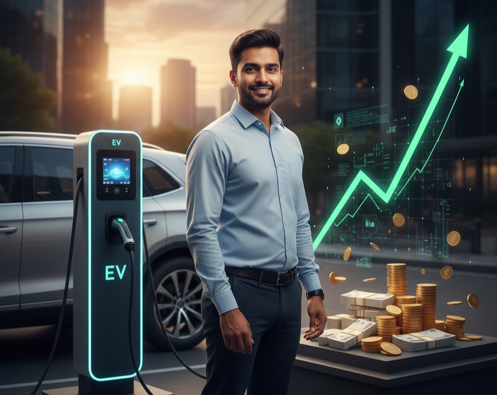How much one can earn from EV Charging station