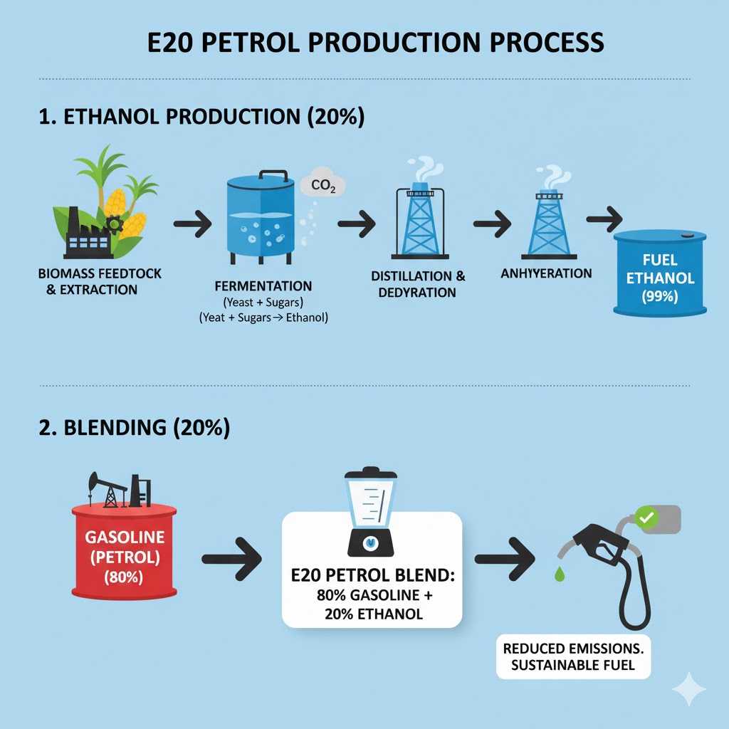 What is E20 petrol?