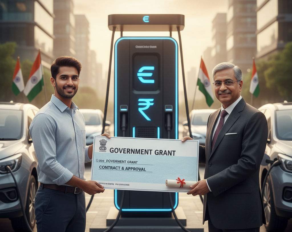 Government subsidy to set up EV Charging Stations.