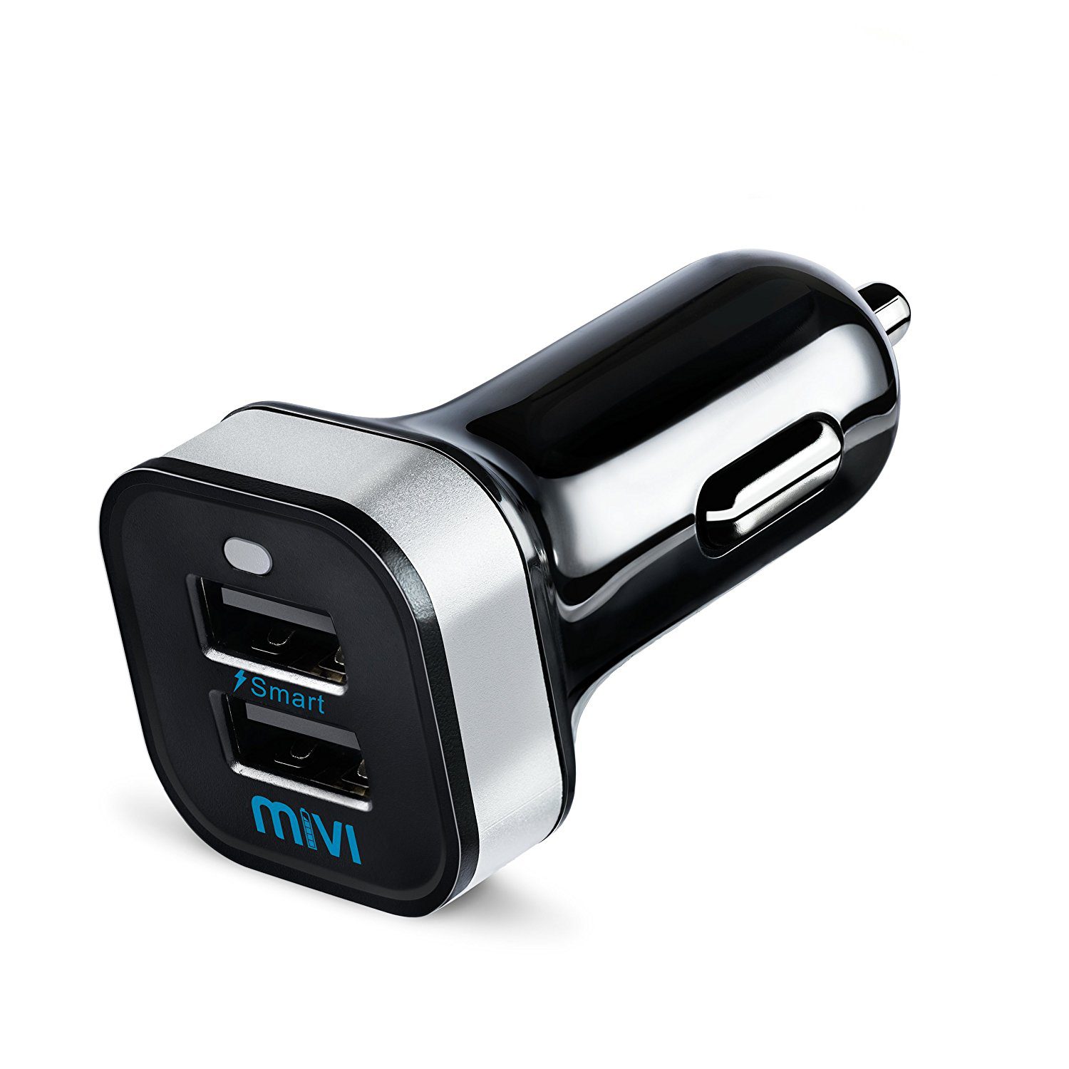 Mivi smart charge 3.1a dual port car charger for all smart mobile devices and tablets