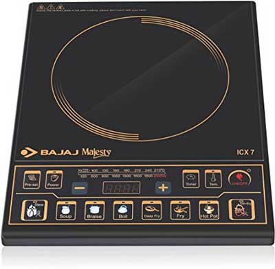 Bajaj Majesty ICX 7 1900-Watt Induction Cooktop