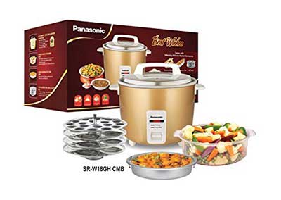 Panasonic Srwa18ghcmb Rice Cooker Combo Pack