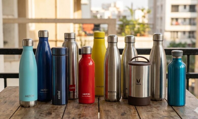 Best stainless steel water bottles in India