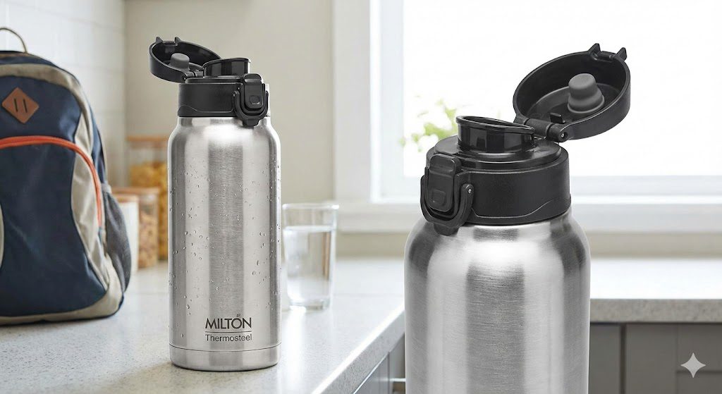 Milton Thermosteel Flip Lid Flask 1000ml stainless steel water bottle