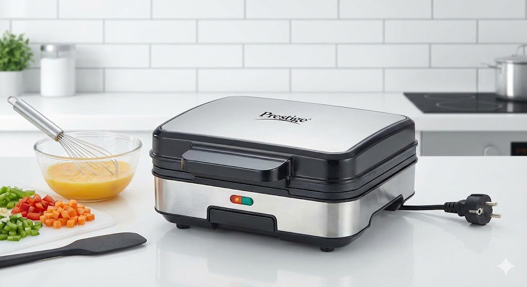 Prestige electric omelette maker with non-stick coating
