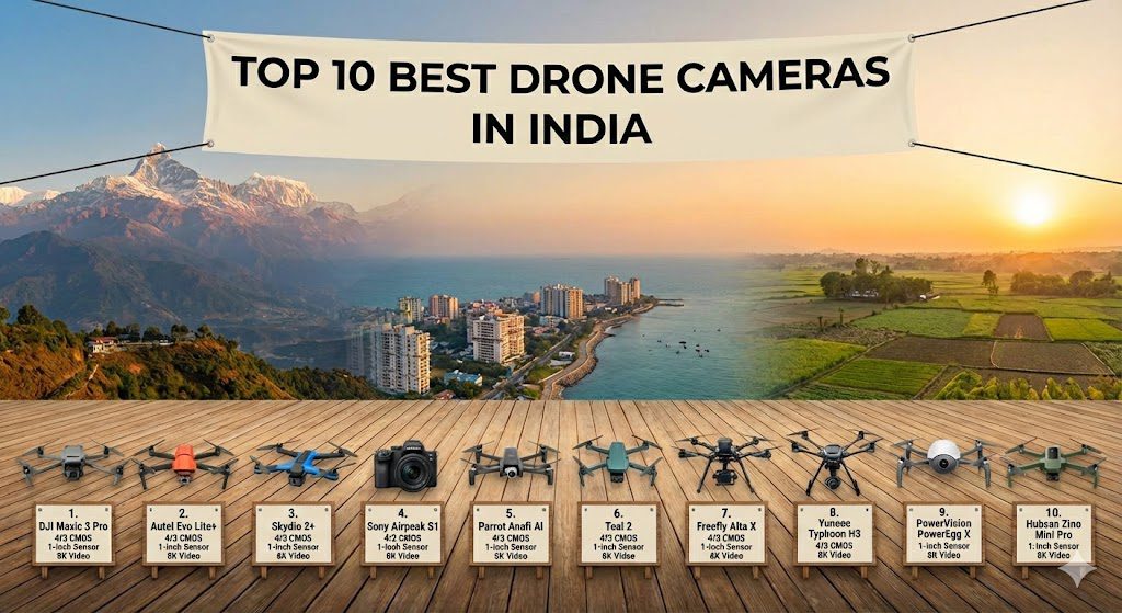 Top 10 best drone cameras in India