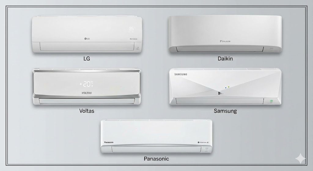 Top 5 best split AC brands in India 2026