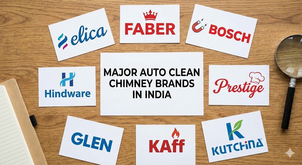 Auto clean chimney brands available in India 
