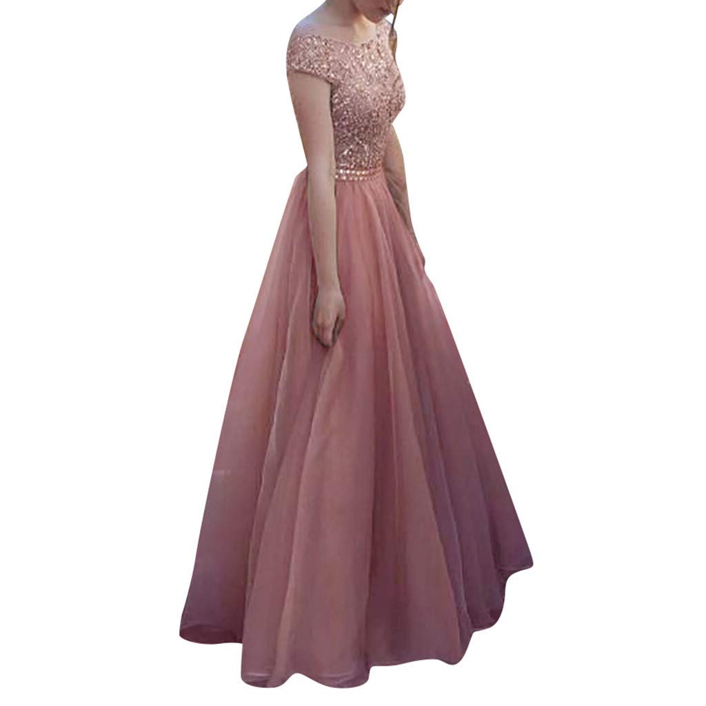 Women's Pink Party Wear Gown